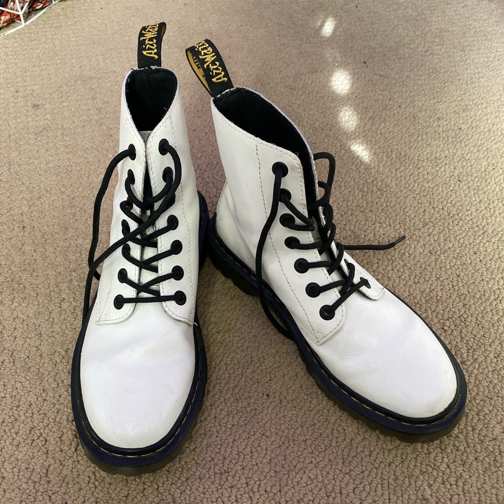 White Dr. Martens
